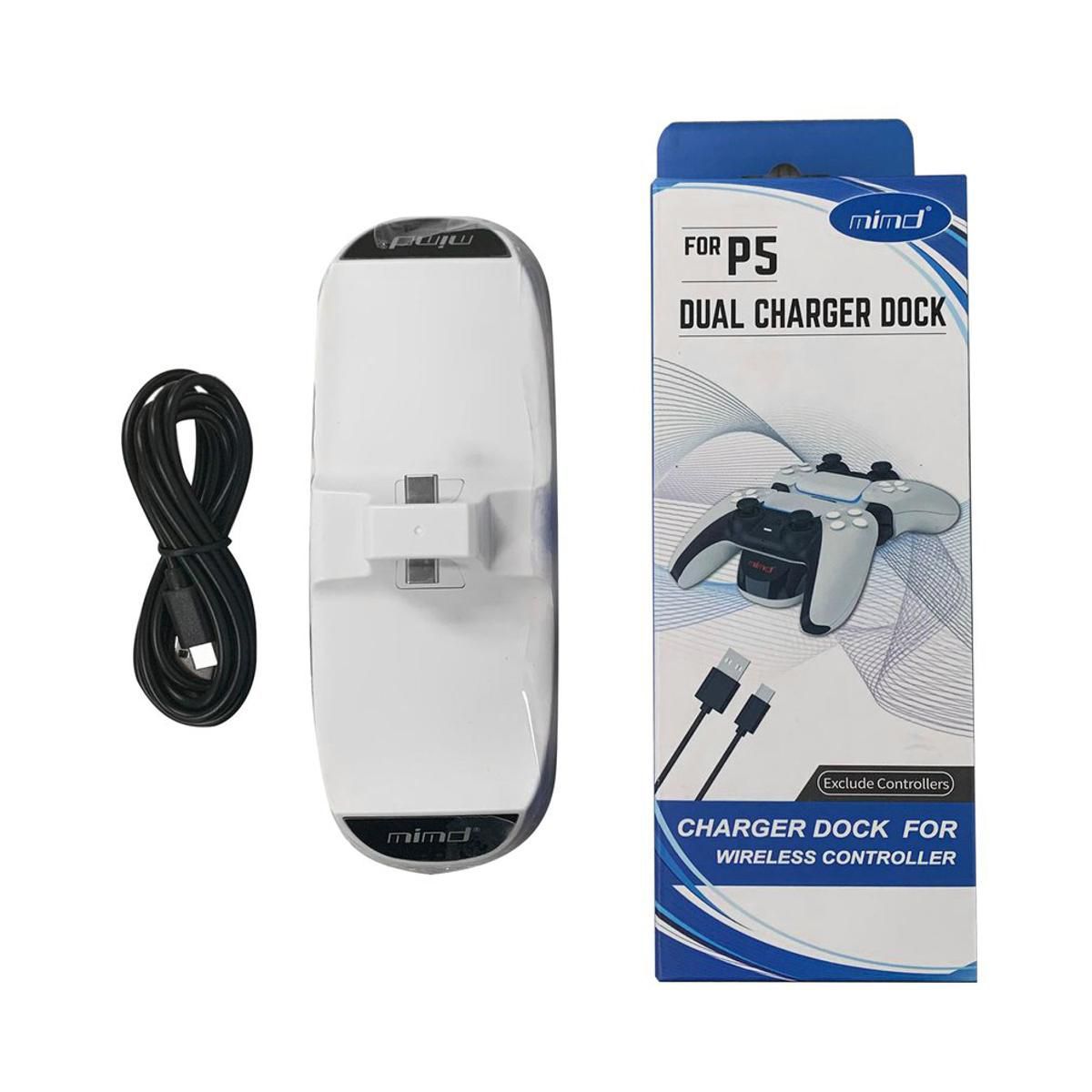 OEM - Cargador Dual para Controlador PS5 Estación de Carga Base de Carga