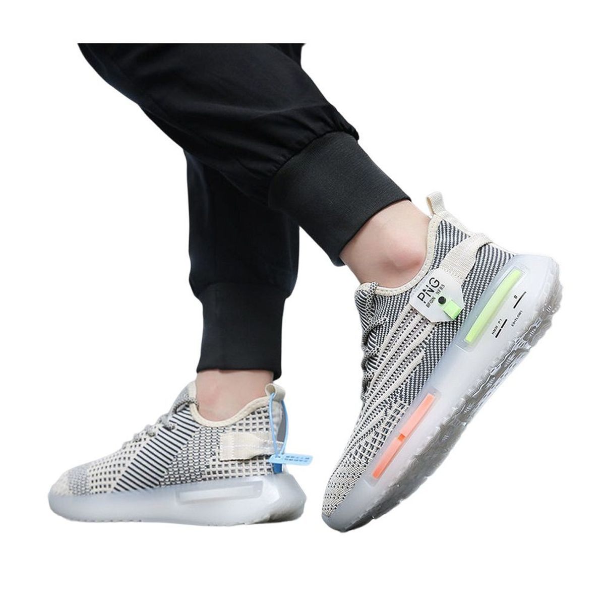 GENERICO - Zapatillas Pic Runner YJ-220605-DZ-2 talla 40US gris para hombre