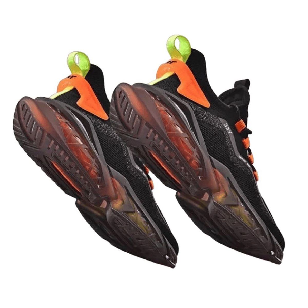 GENERICO - Zapatillas Pic Runner YJ-220501-DZ-2 talla 40US negro con naranja para hombre