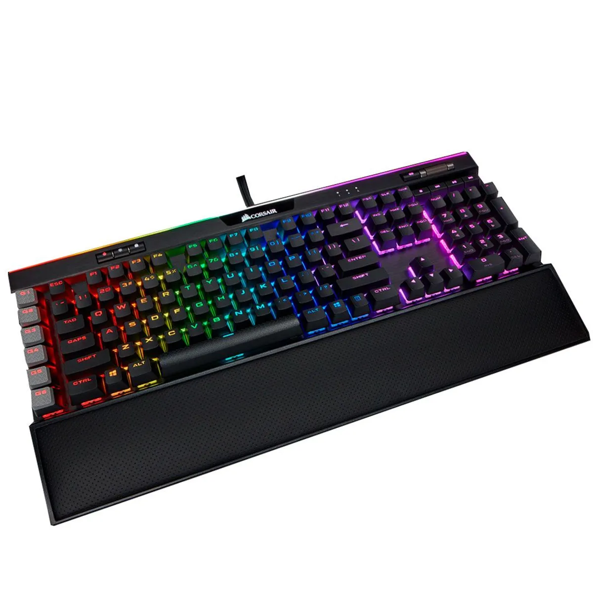 CORSAIR - Teclado mecánico gamer Corsair K95 RGB PLATINUM XT CHERRY MX SPEED