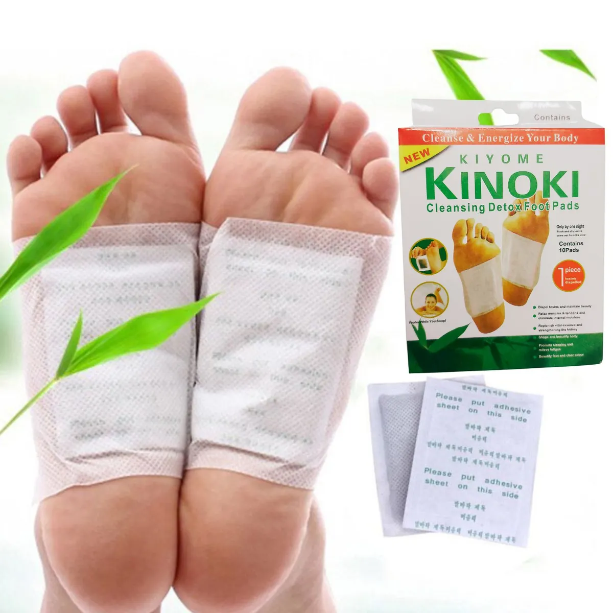 OEM - KINOKI Parches Desintoxicante para Pies y Parches para Alivio Cervical