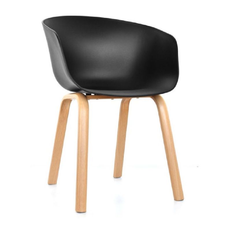 MOBELART - Silla Diseño Volga Negro möbelArt