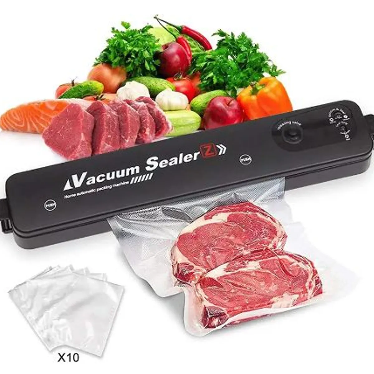 GENERICO - Sellador al vacío de Bolsas Vacuum Sealer