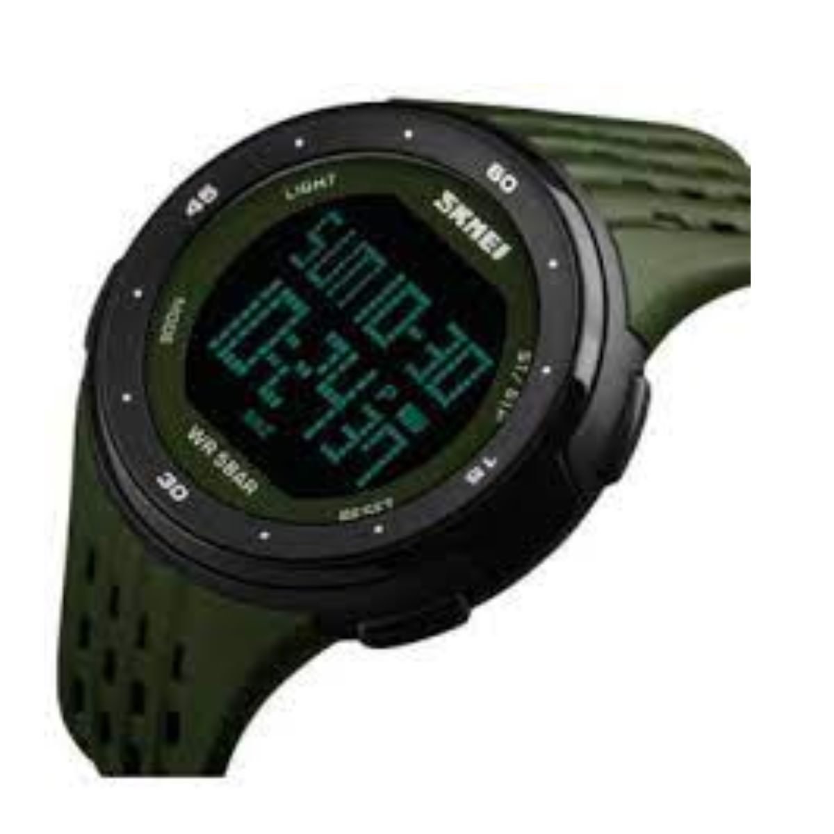 SKMEI - Reloj Skmei 1219 Verde Militar Goma