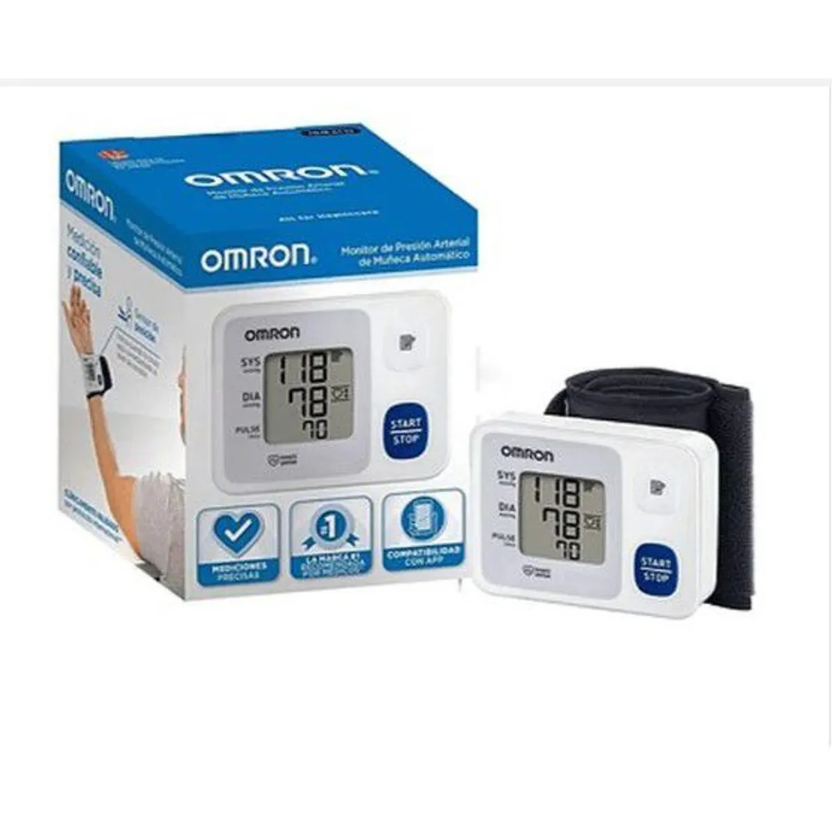 OMRON - Tensiometro Digital De Muñeca OMRON