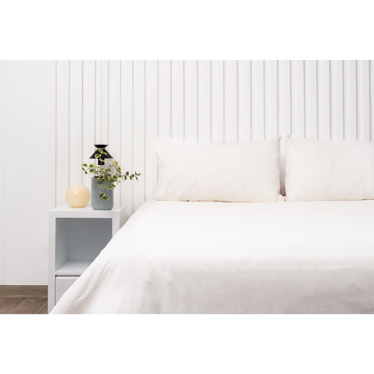 COBITEX HOME - Fundas De Almohada Lisas Perla King 100 Algodón