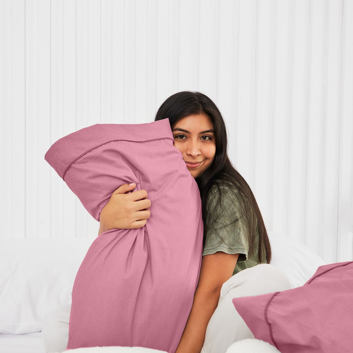 COBITEX HOME - Fundas De Almohada Lisas Palorosa Queen 100 Algodón