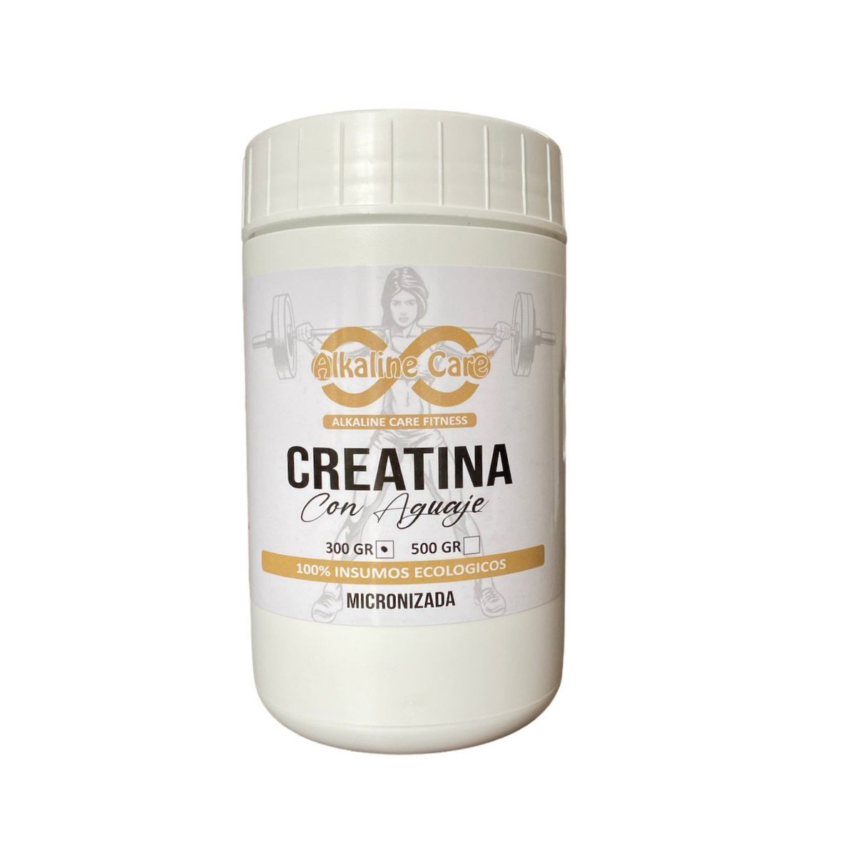 ALKALINE CARE - Creatina Micronizada con Aguaje Orgánico 300gr Alkaline Care