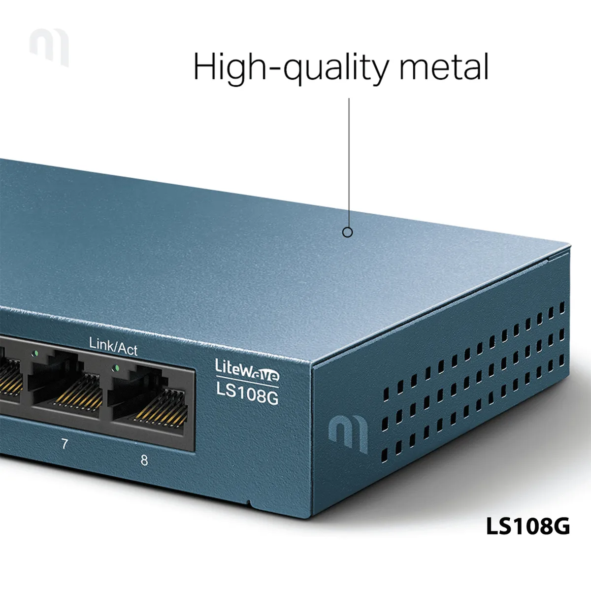 TP LINK - SWITCH TP-LINK LS108G V4 8 PUERTOS CARCASA METALICA - P/N: TL-LS108G