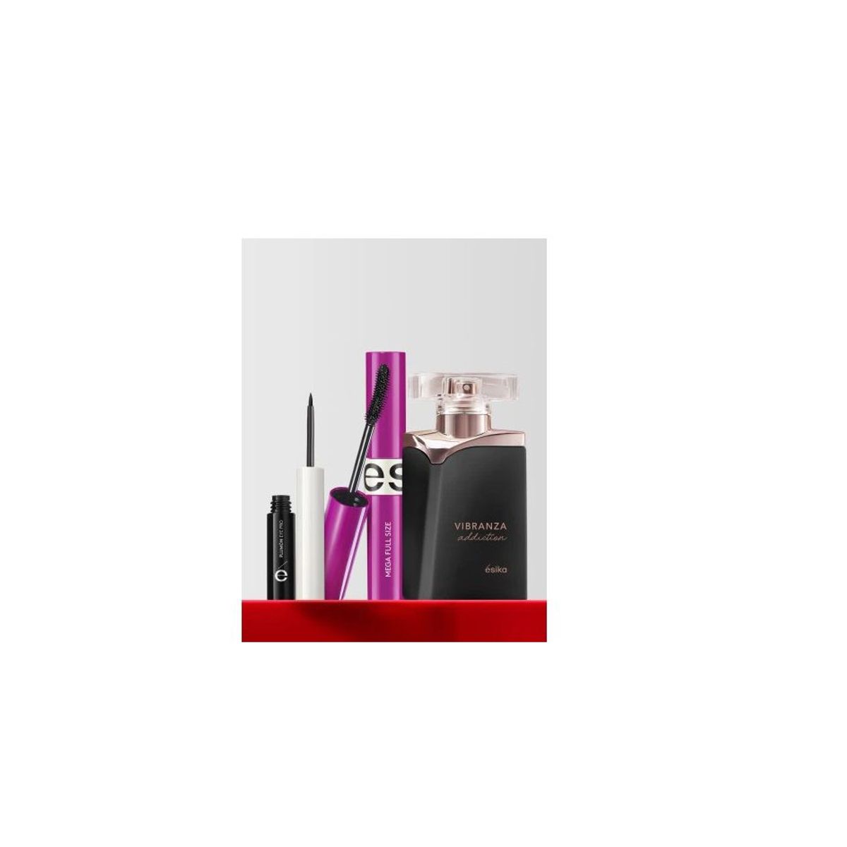 ESIKA - Perfume Vibranza addiction  rimel  Delineador líquido