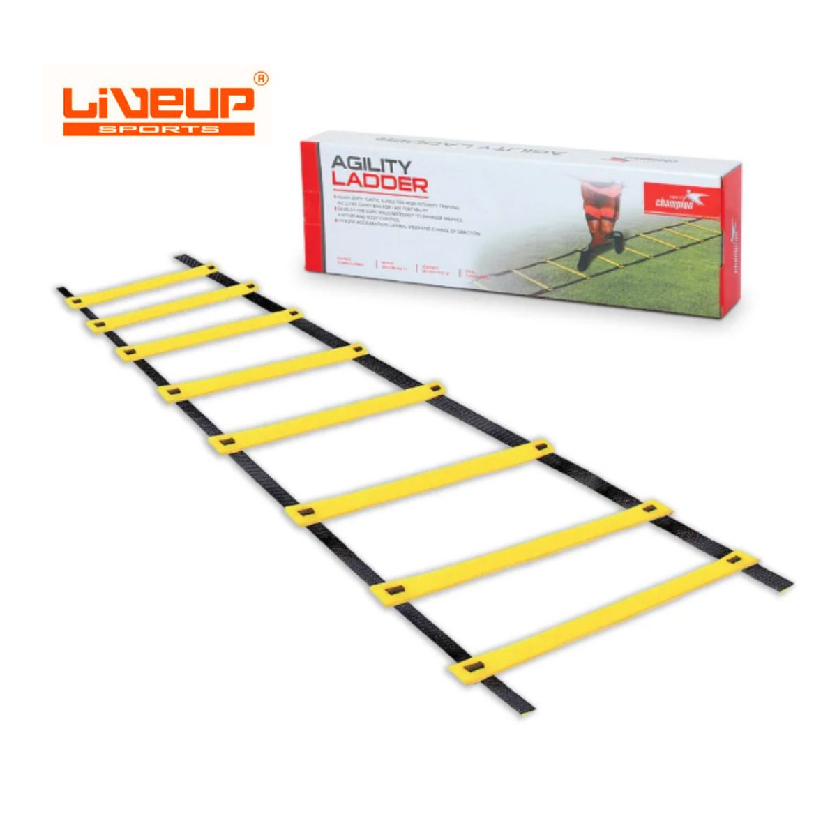 LIVE UP - Kit Pliometrico Escalera Agilidad  conos deportivos