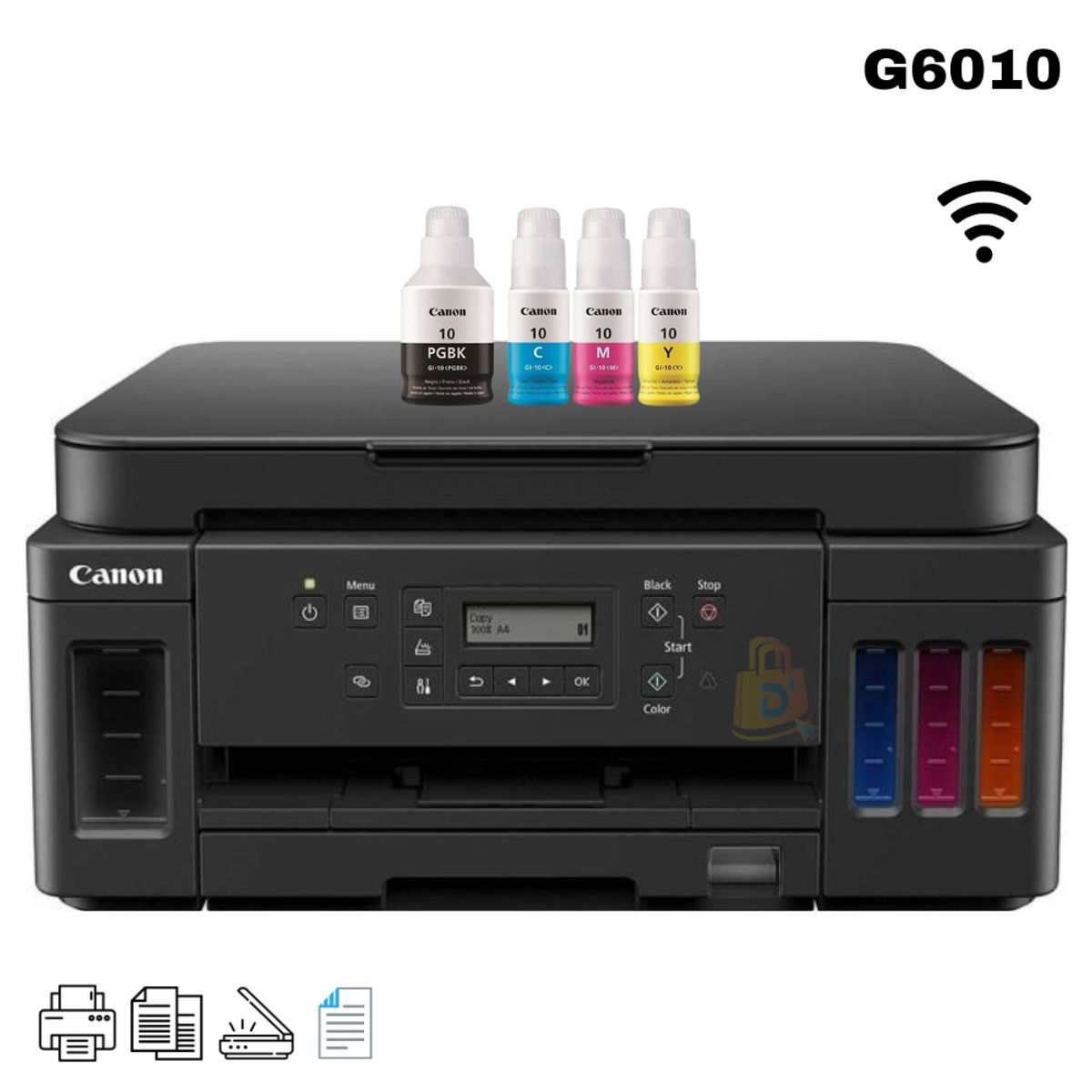 CANON - Impresora Multifuncional Pixma G6010 Wifi Duplex