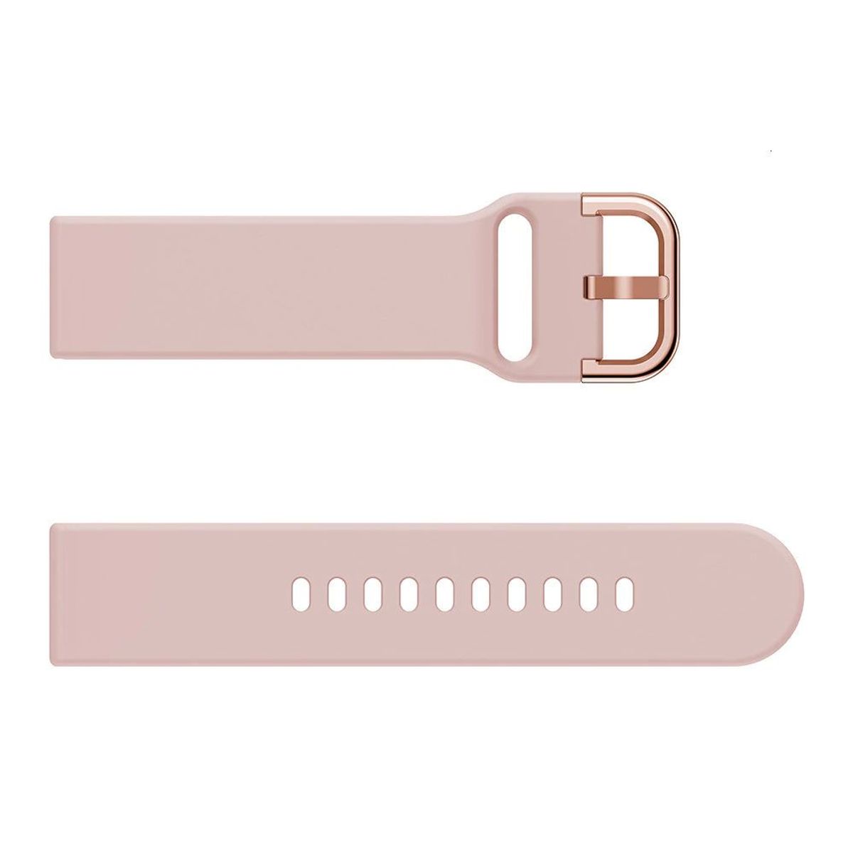 GENERICO - Correa Silicona Liso para Samsung Watch 6 / 6 Classic - Rosa