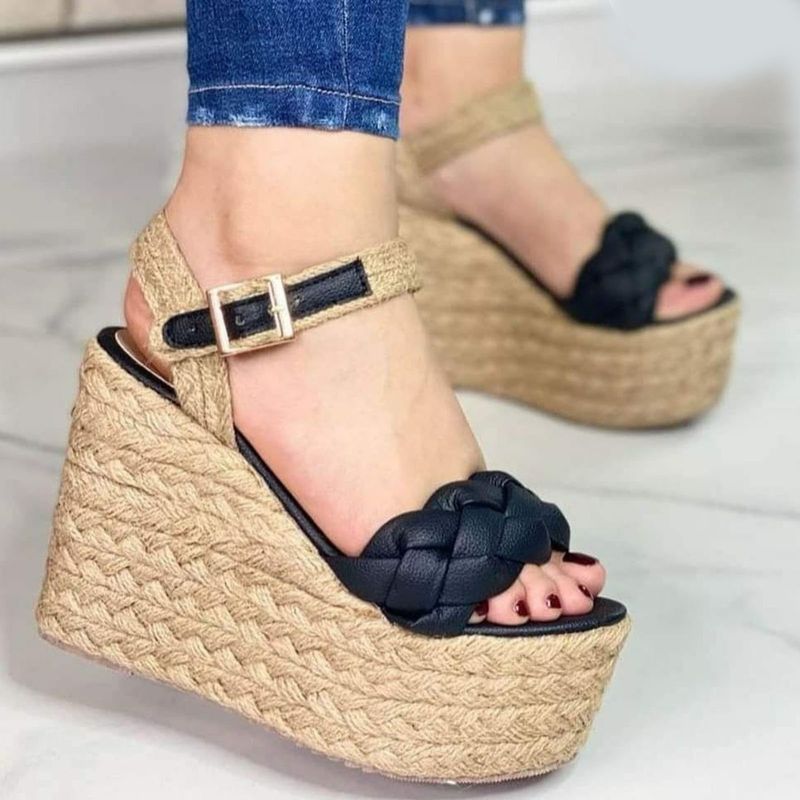 GENERICO - 2086L-55 Sandalia Mujer Lucienne Rodríguez Negro