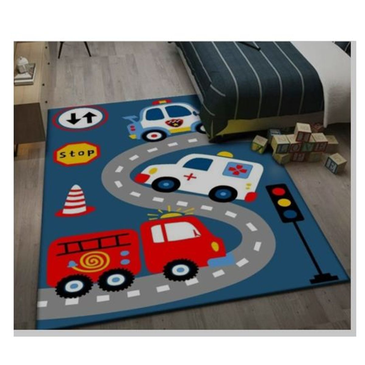 GENERICO - Alfombra tapete didáctico para niños  base anti deslizante 80 x 160cm