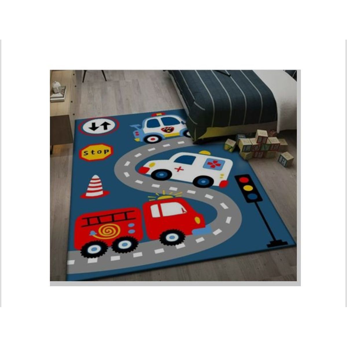 GENERICO - Alfombra tapete didáctico para niños  base anti deslizante 80 x 160cm