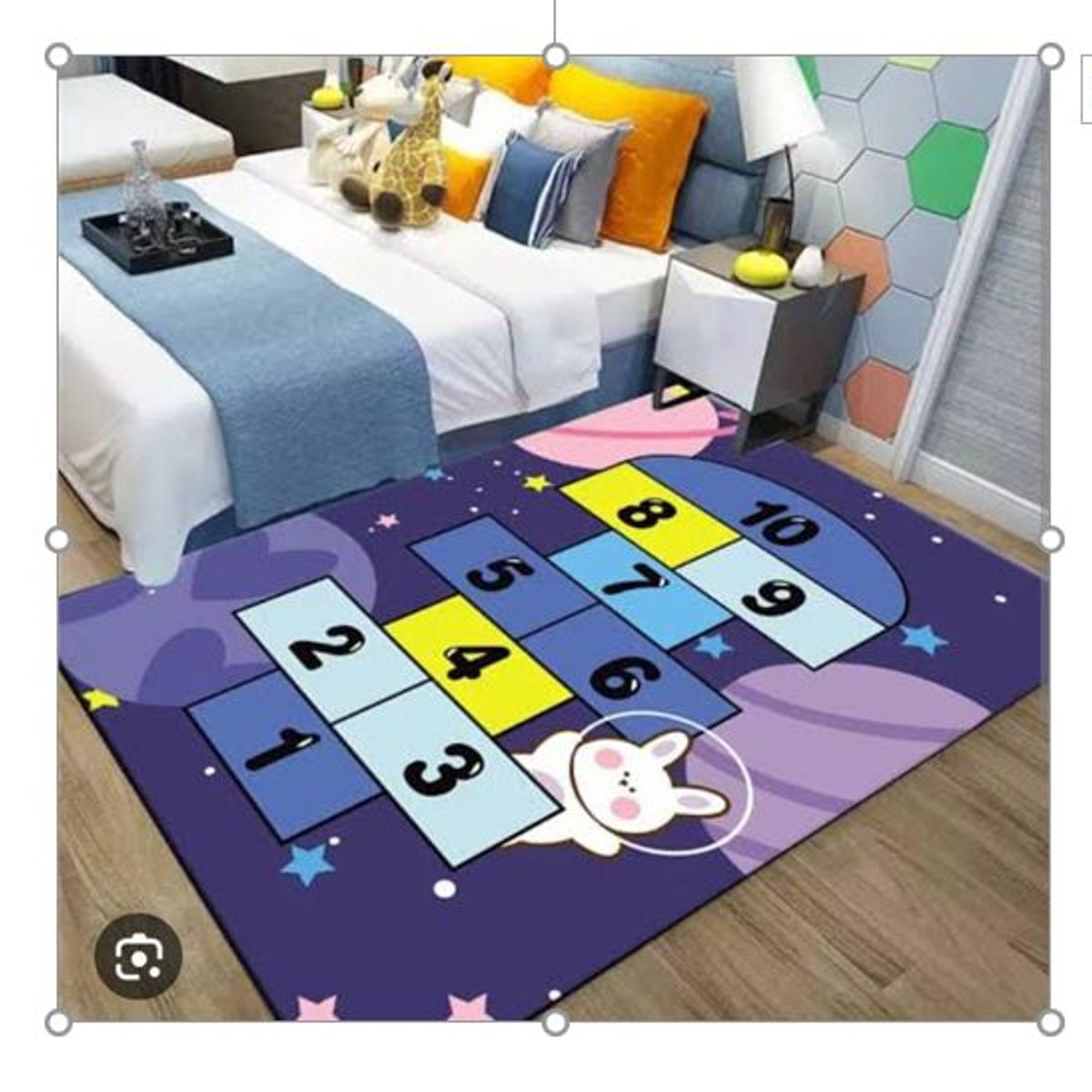 GENERICO - Alfombra tapete didáctico para niños  base anti deslizante 80 x 160cm