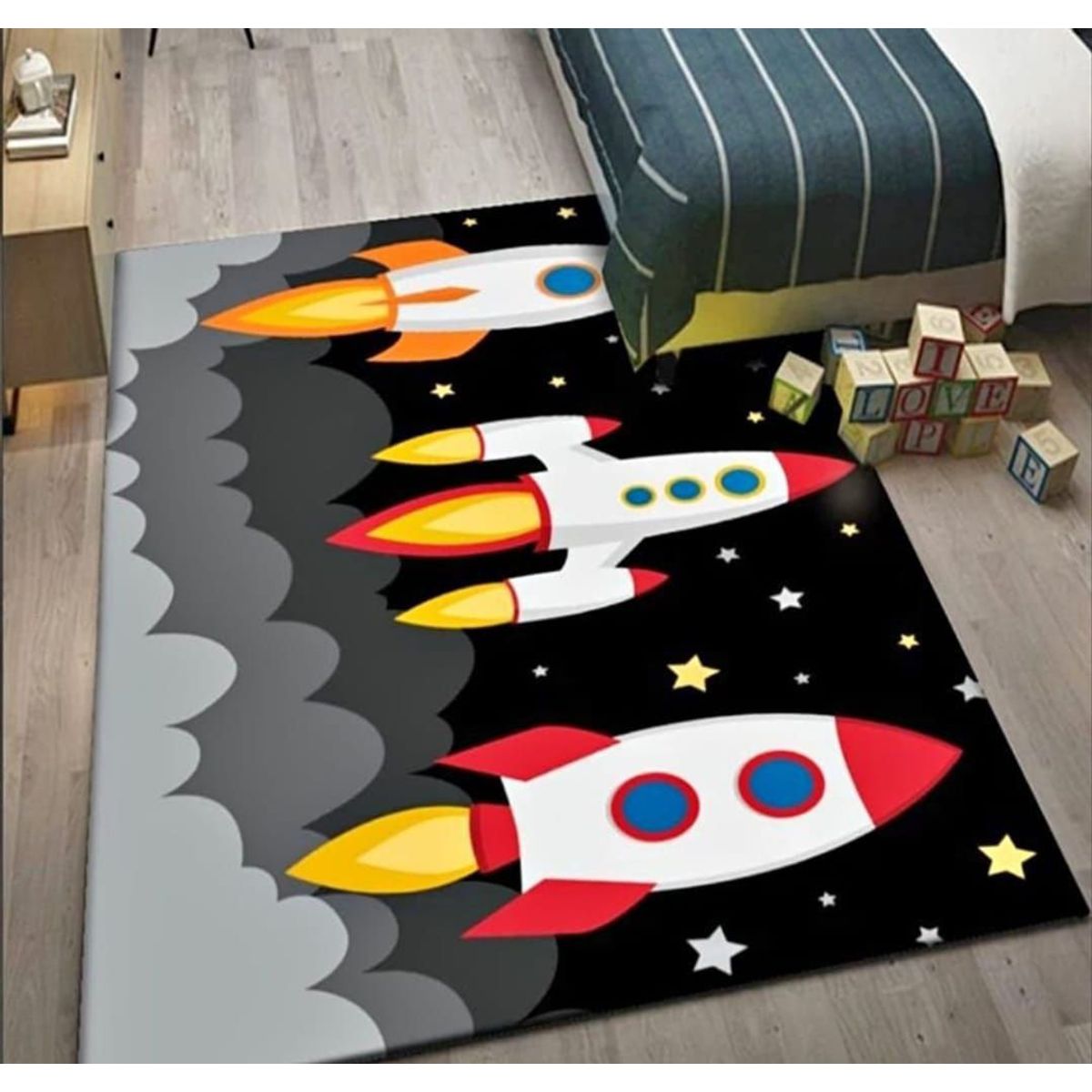 GENERICO - Alfombra tapete didáctico para niños  base anti deslizante 80 x 160cm