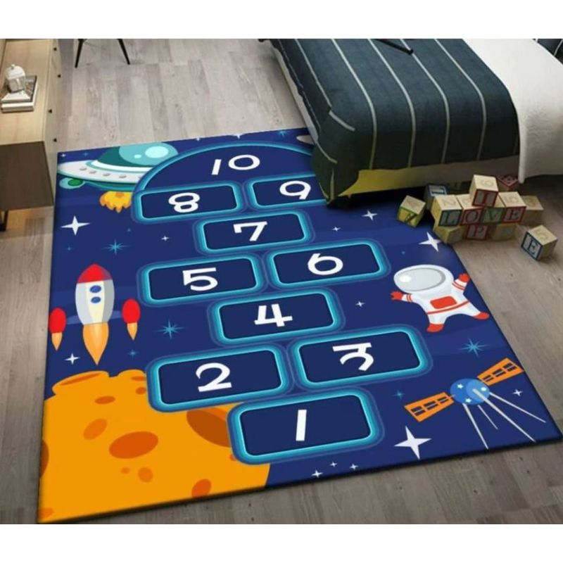 GENERICO - Alfombra tapete didáctico para niños  base anti deslizante 80 x 160cm