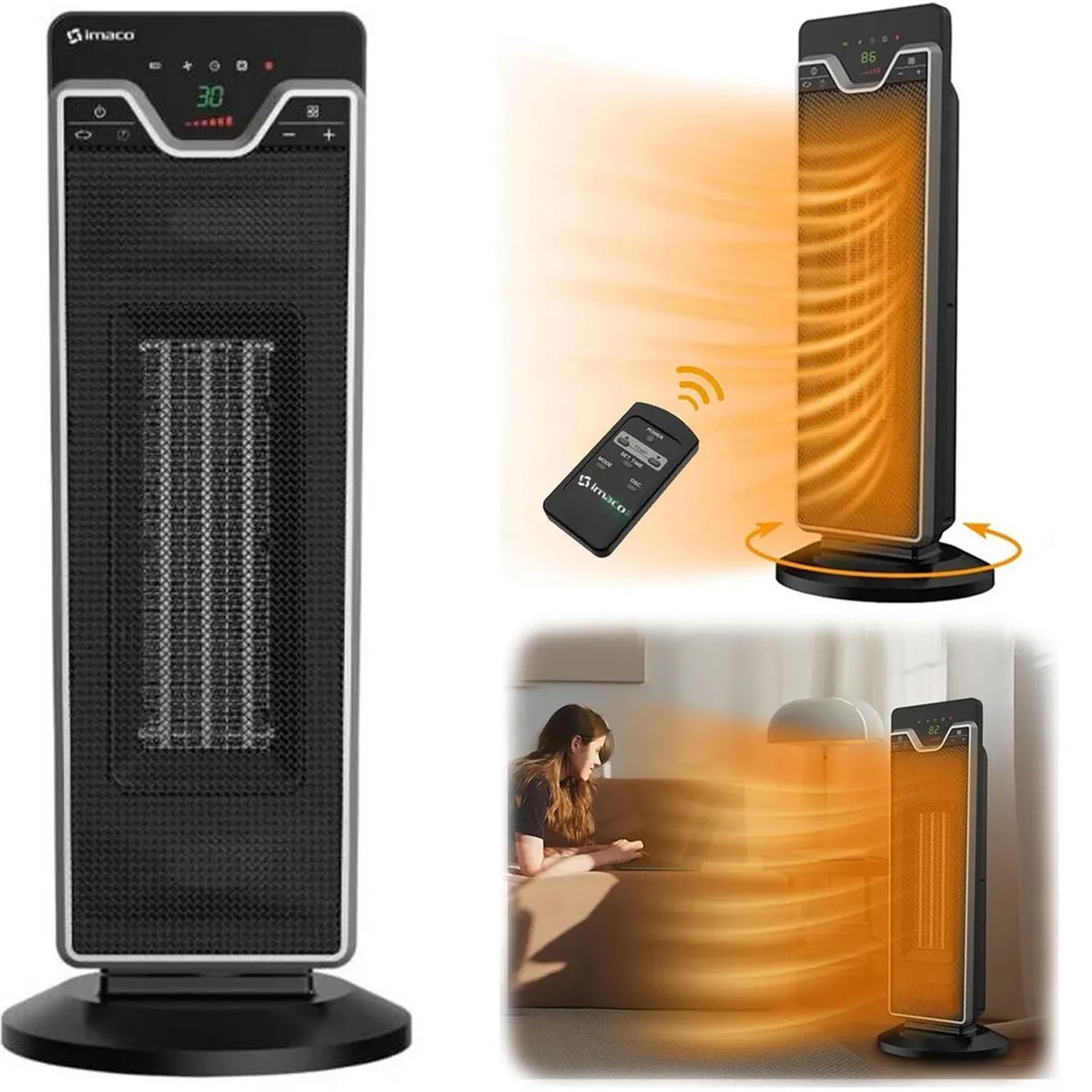 IMACO - Termoventilador de Torre Imaco ITC3116 2200W