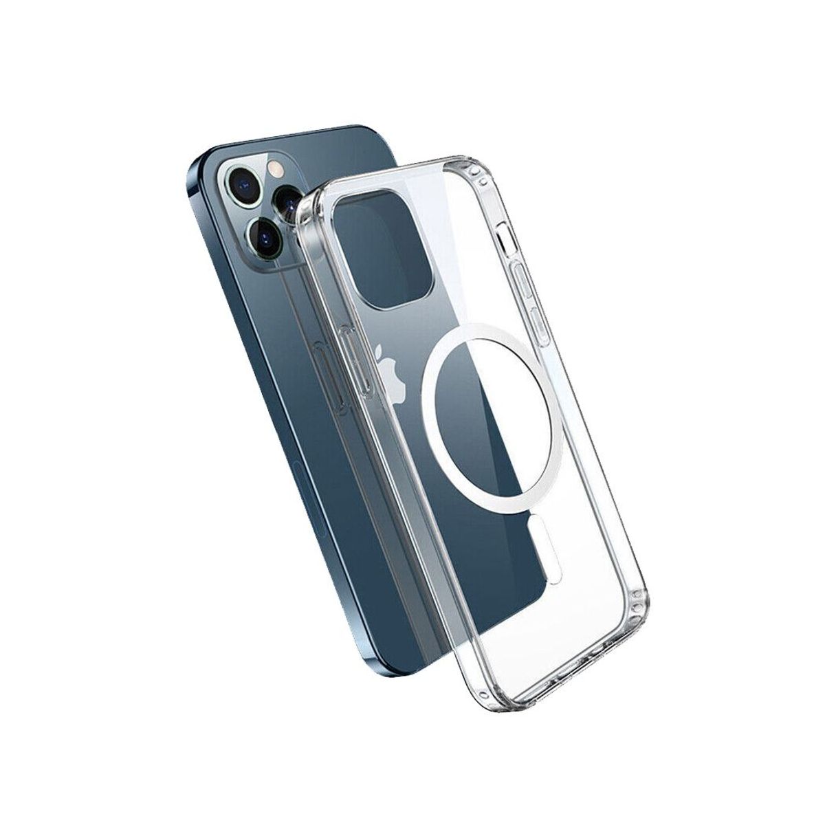 GENERICO - Funda Clear Case con MagSafe para iPhone 15 - Transparente
