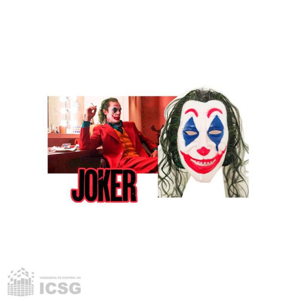 GENERICO - Máscara Halloween Joker Phoenix
