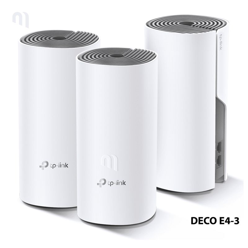 TP LINK - TP-LINK MESH KIT-3 AC1200, 2 ANTENAS INT, 2 PUERTOS FAST E. DECO E4-3