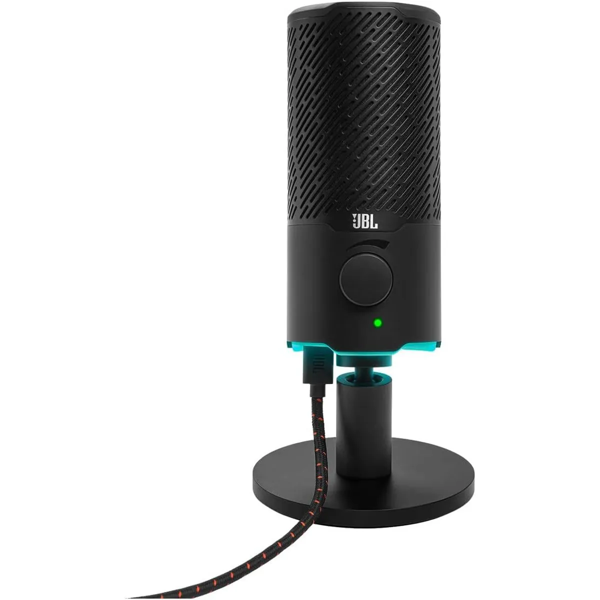 JBL - JBL Quantum Stream Micrófono USB de Doble Patrón para transmisión grabación y juegos