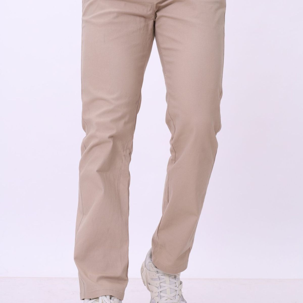 J JERAOUS - pantalón JERAOUS de hombre regular drill Beige