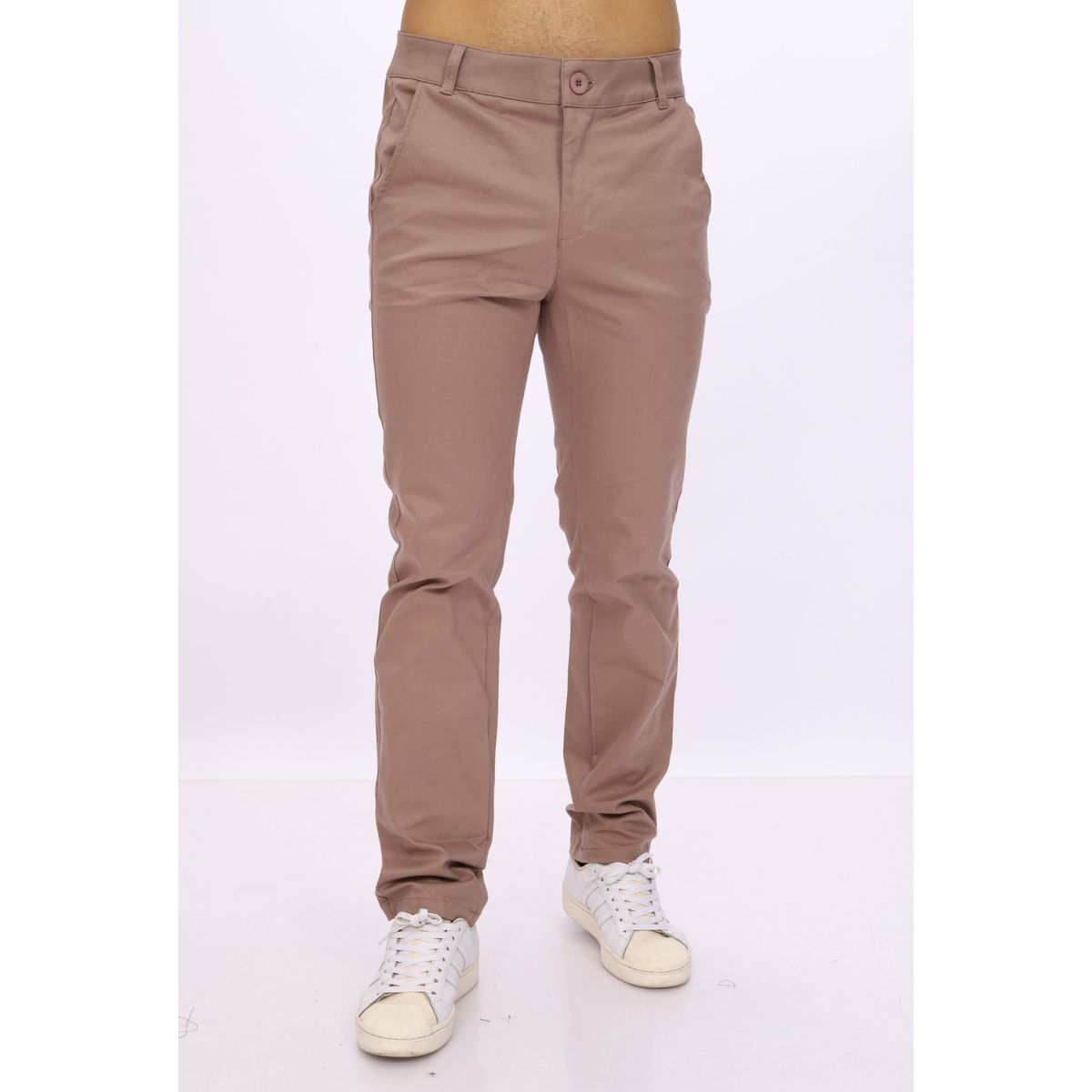 J JERAOUS - pantalón JERAOUS de hombre regular drill Taupe