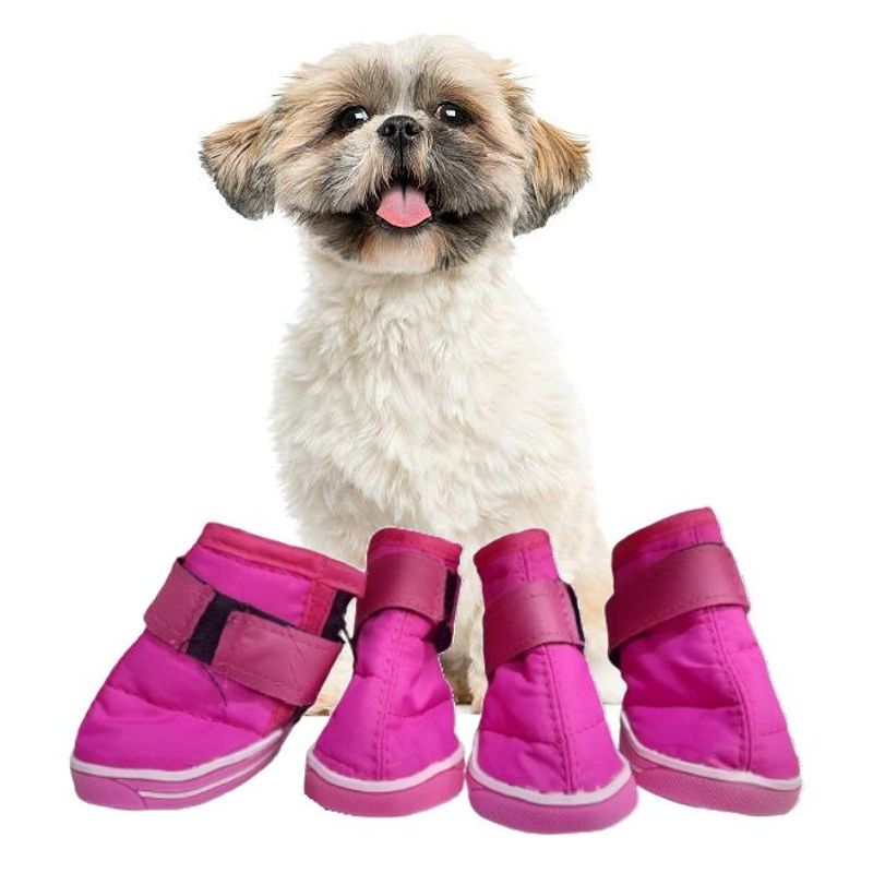GENERICO - Zapatos para perro botas Talla XS - FUCCIA