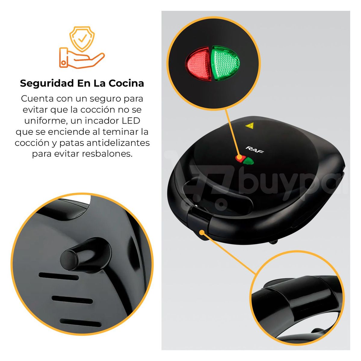 BUYPAL - Maquina Para Hacer Yoguis Electrica Antiadherente.