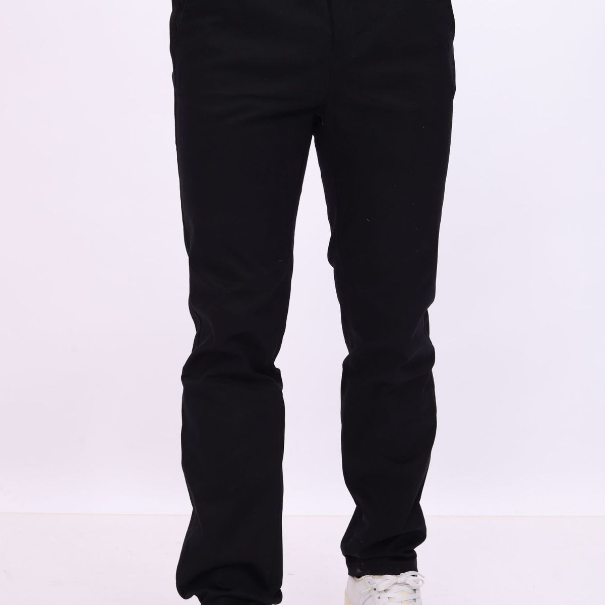 J JERAOUS - pantalón JERAOUS de hombre regular drill Negro
