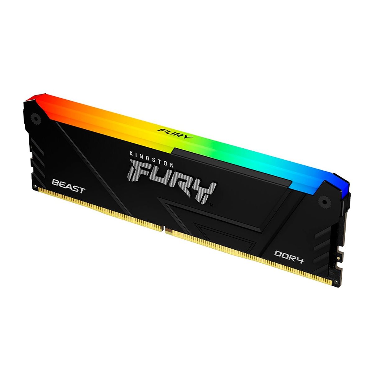 KINGSTON - Memoria RAM Kingston Fury Beast RGB 16GB DDR4 3200 Mhz KF432C16BB2A/16