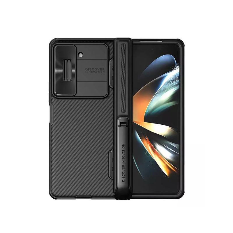 NILLKIN - Case Nillkin Samsung Z Fold 5 Camshield Funda Híbrida Negro