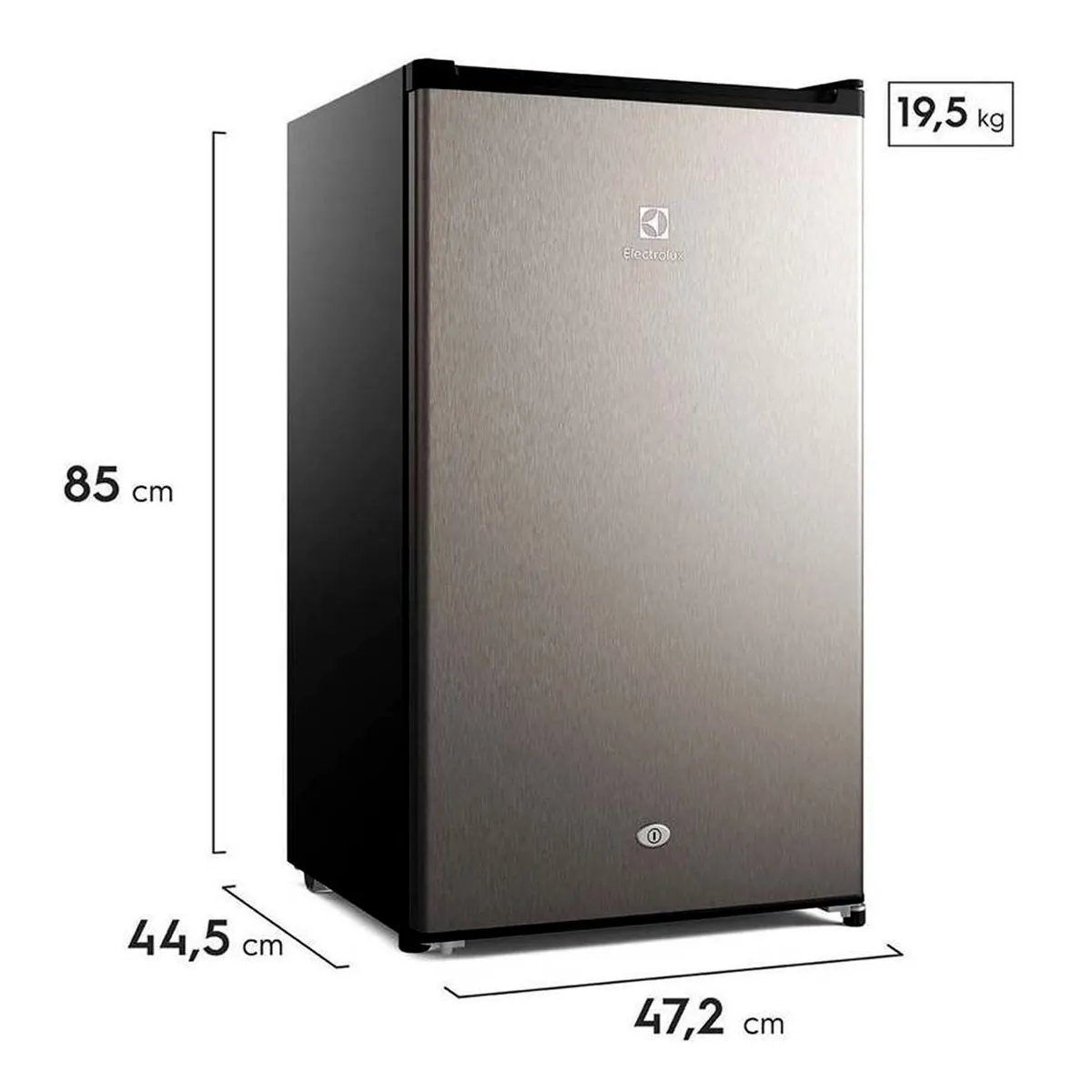 ELECTROLUX - Frigobar Electrolux 90L Premium Gris ERD090G2HWG