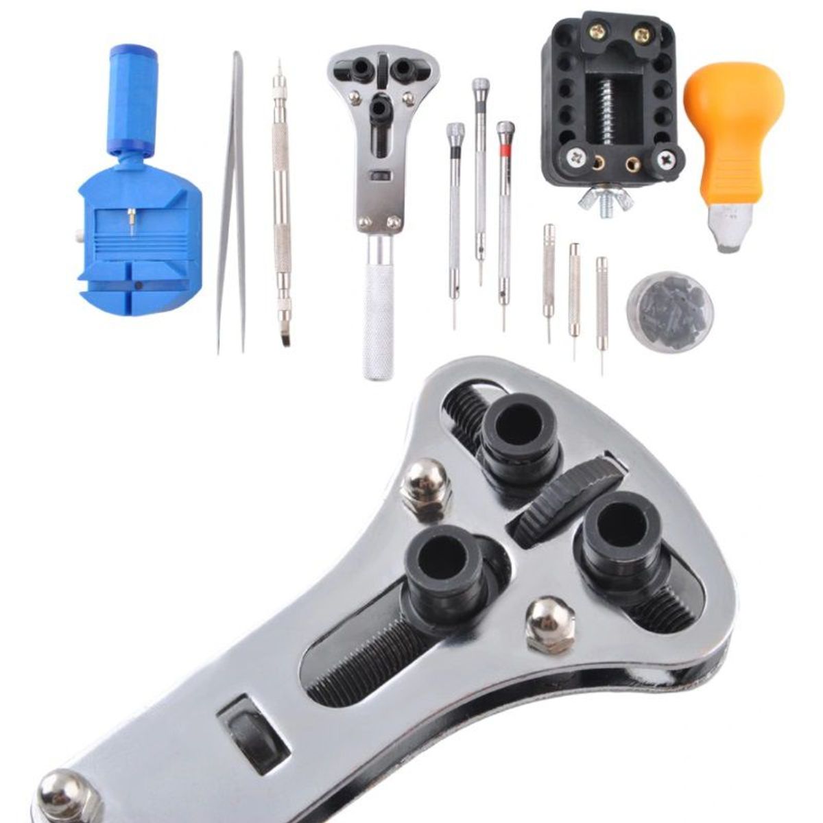 GENERICO - Kit  de13 Herramientas en Estuche Para Reparar Reloj