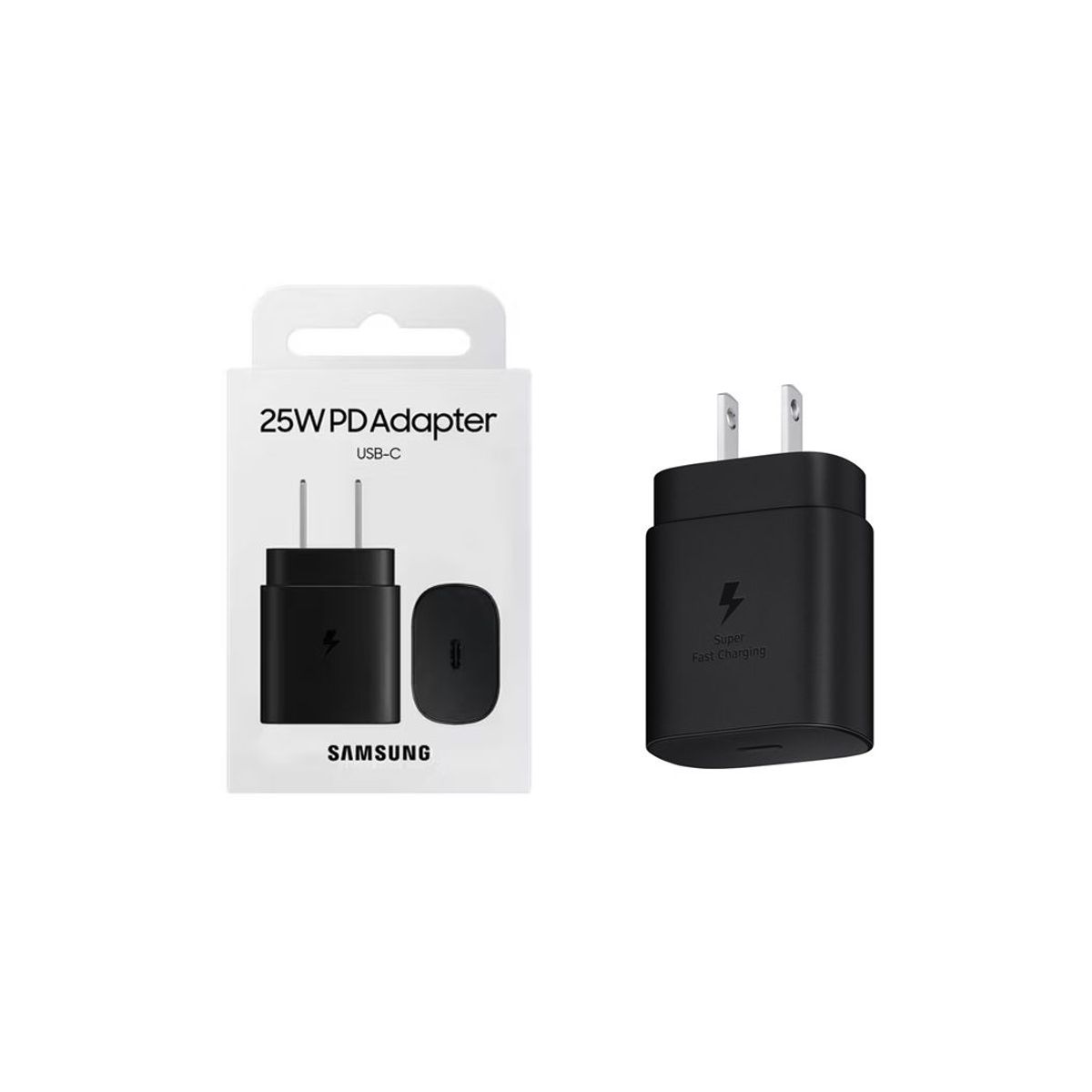 SAMSUNG - Adaptador 25W Samsung Carga Super Rapida Negro