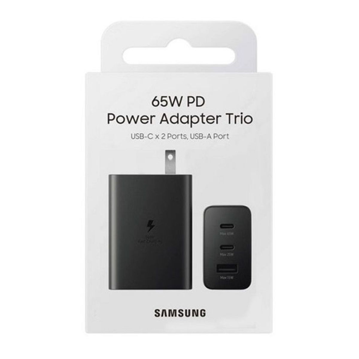 SAMSUNG - CARGADOR SAMSUNG 65W TRIO PARA TAB S8 ULTRA S23 fe