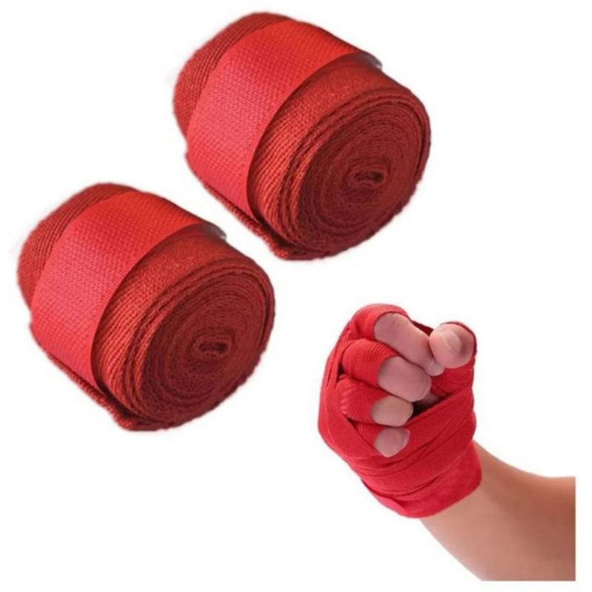 GENERICO - Vendas de Box 5mts Semielastico Rojo  Pro