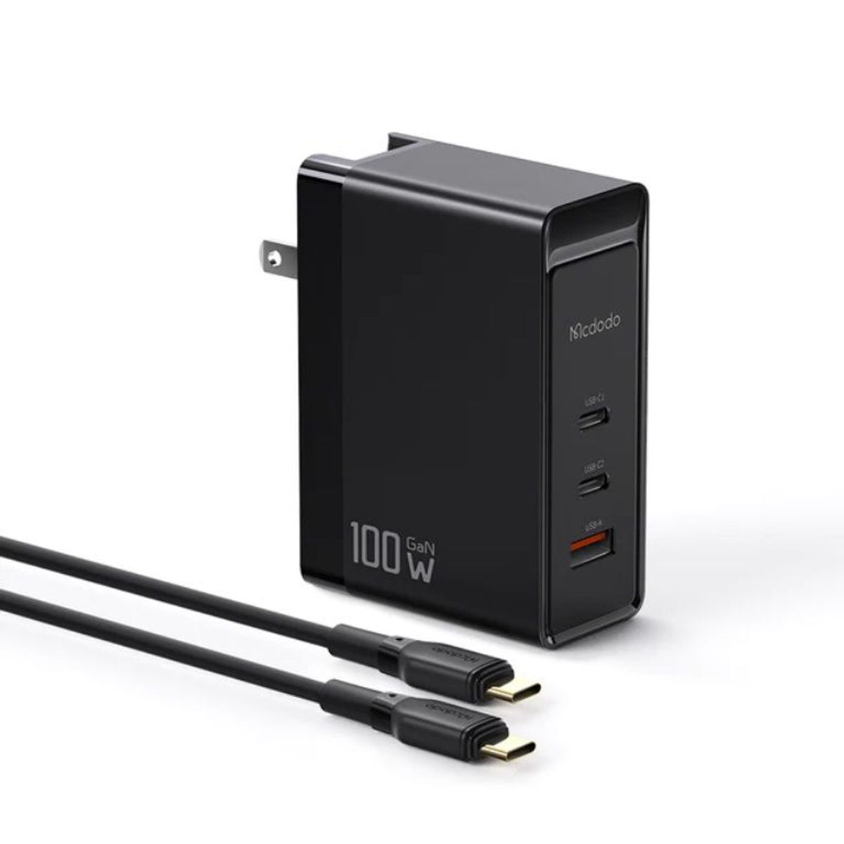 MCDODO - Cargador Mcdodo - tipo C Y Usb Rapida 100W - iPhone iPad Macbook