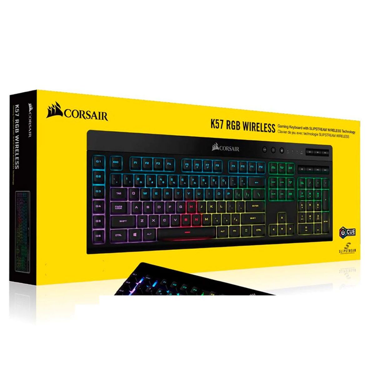 CORSAIR - Teclado corsair para juegos K57 RGB WIRELESS bluetooth