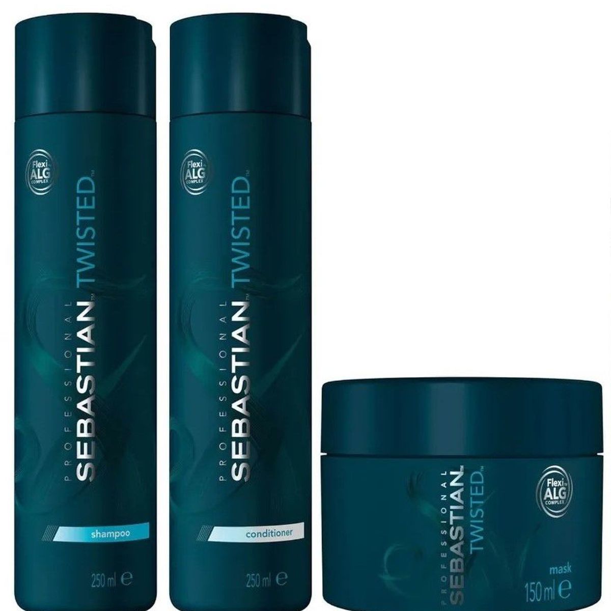 SEBASTIAN - Shampoo para Rizos 250ml + Acondic + Mascarilla Sebastian Twisted