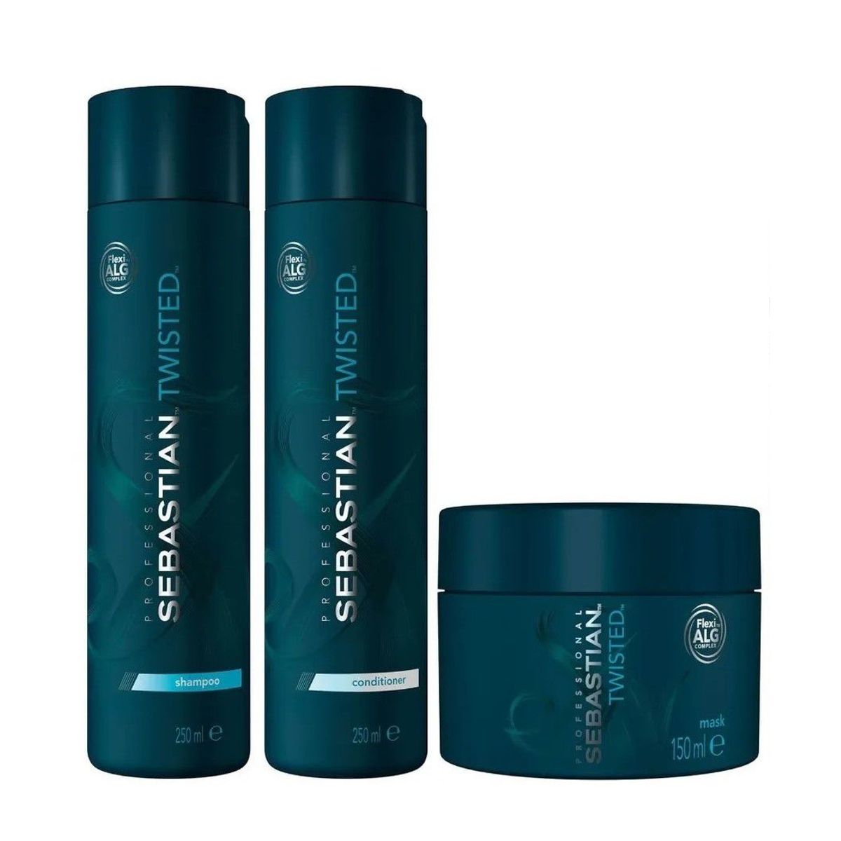 SEBASTIAN - Shampoo para Rizos 250ml + Acondic + Mascarilla Sebastian Twisted