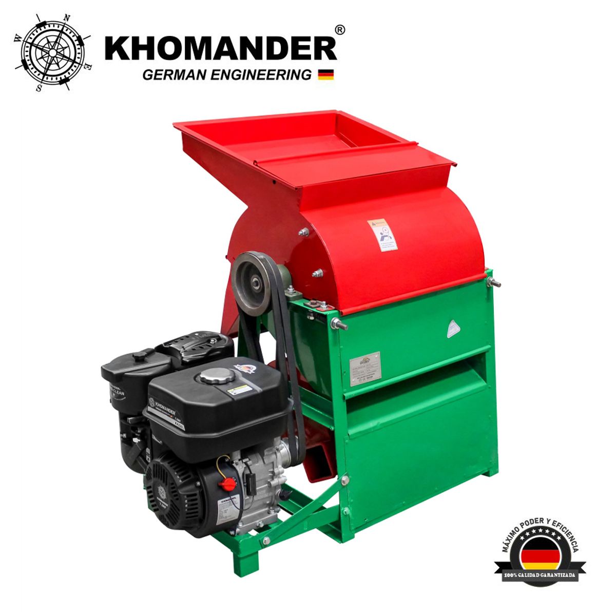KHOMANDER - PELADORA Y DESGRANADORA DE MAIZ 1200 KGH - KHOMANDER