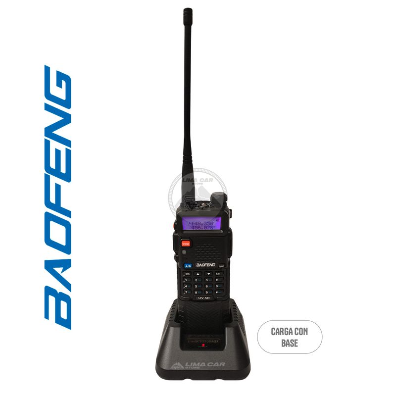 BAOFENG - Radio portátil Baofeng UV5R Bateria Extendida 5w VHF UHF Walkie Talkie