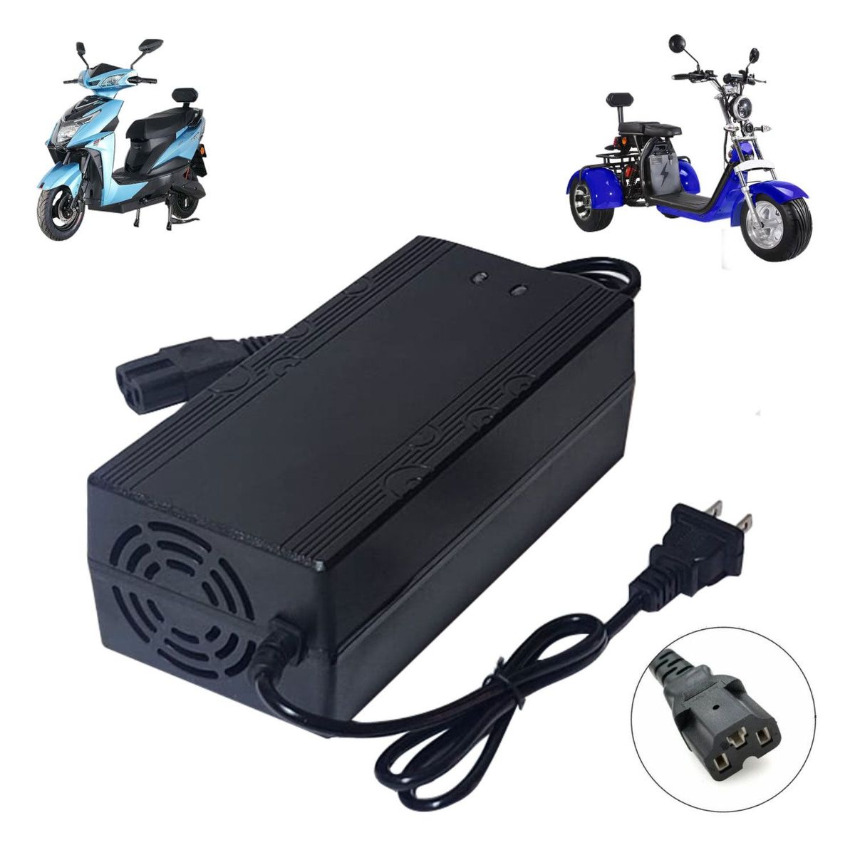 ADVANTECH - Cargador Para Moto Eléctrica de 60V Bat Litio Sal 67-2V 5A
