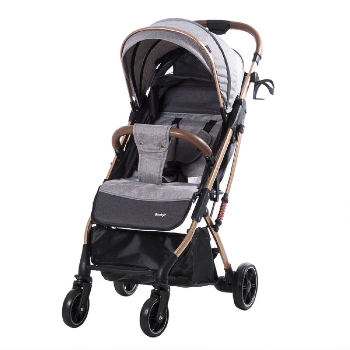 EBABY - Coche De Paseo Maleta SUNNY GOLD Gris claro