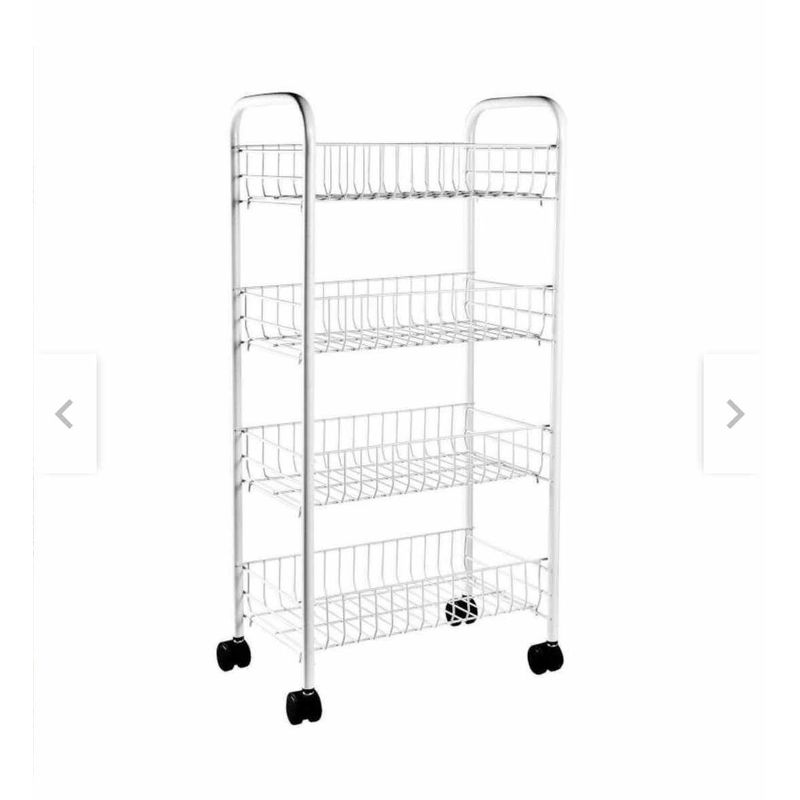 GENERICO - Frutero Verdulero de Cocina con Ruedas de 4 pisos Organizador Nuevo
