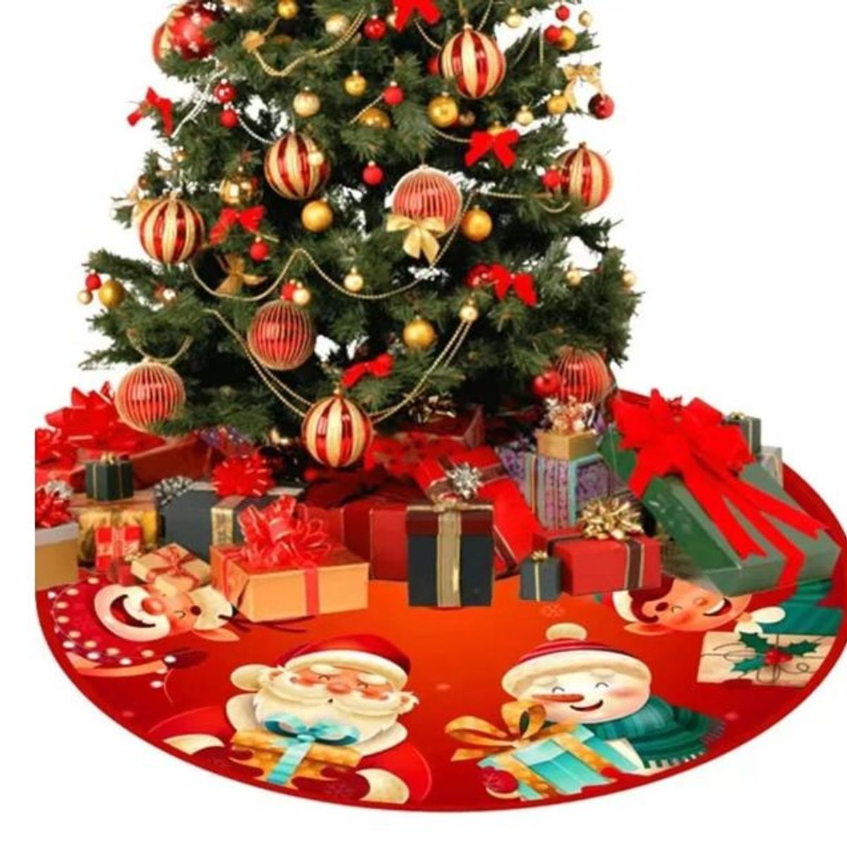 GENERICO - Piso de Arbol Rustico NAVIDEÑO